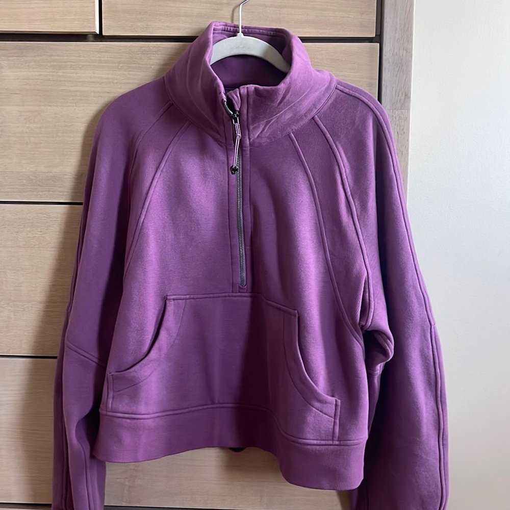 Scuba Oversized Funnel Neck Half Zip M/L